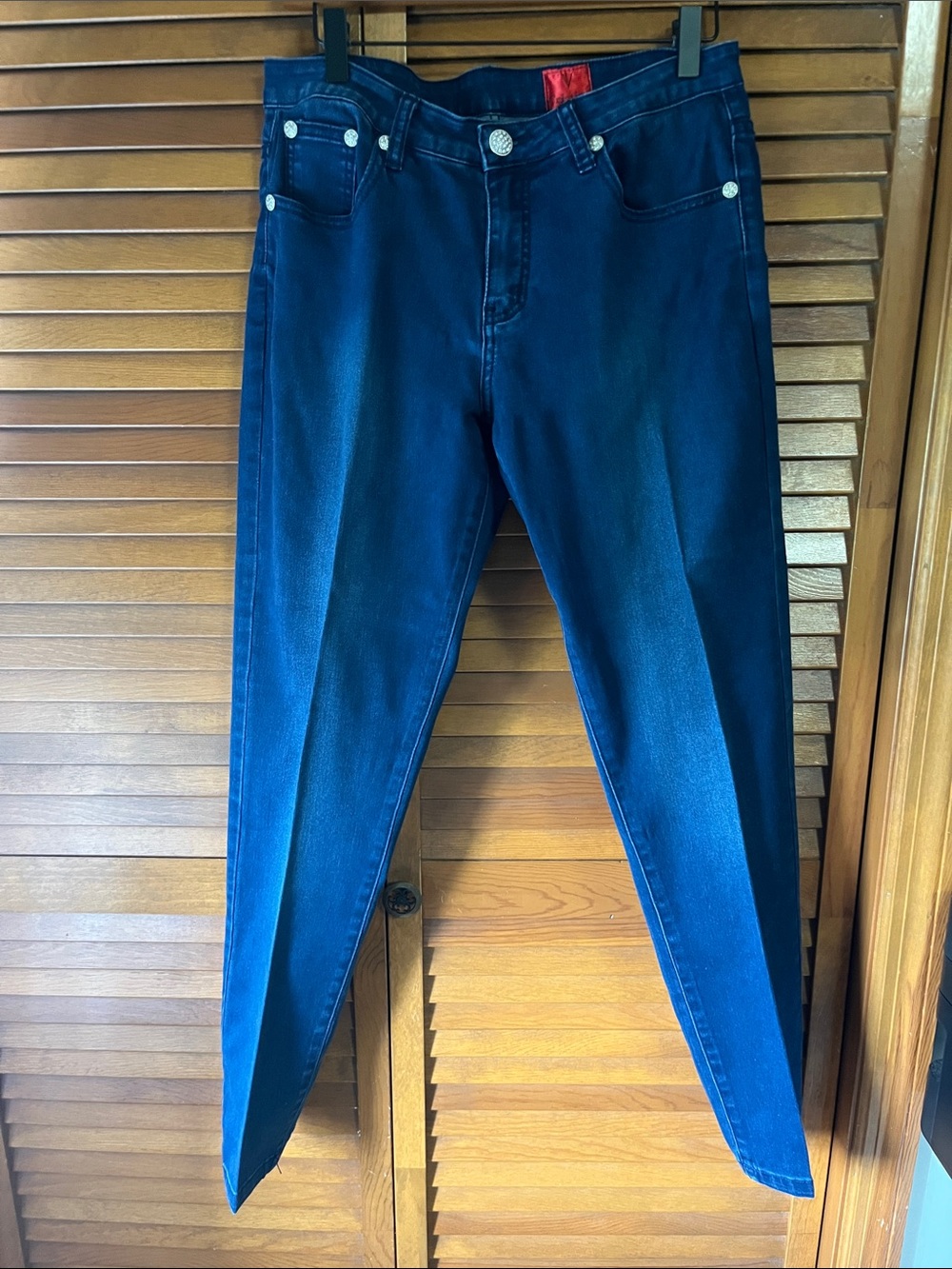 V Cristina Skinny Jeans in Deep Indigo Size 10